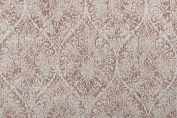 Belle Maison Lola Printed Linen Blend Drapery Fabric in Stone