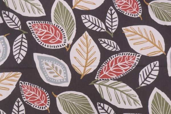 Covington Honshu Printed Cotton Drapery Fabric in 964-River Rock