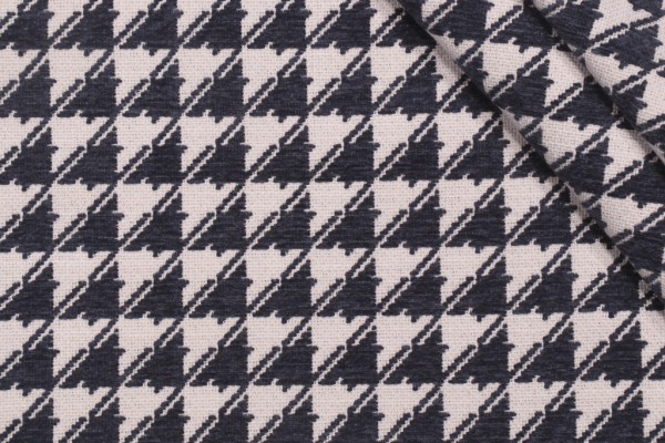 Covington Try Angles Woven Chenille Upholstery Fabric in 593-Indigo