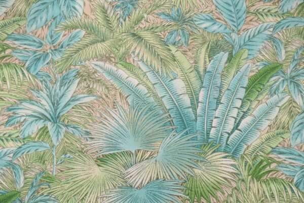 Tommy Bahama Bahamian Breeze Printed Polyester Outdoor Fabric in Aloe