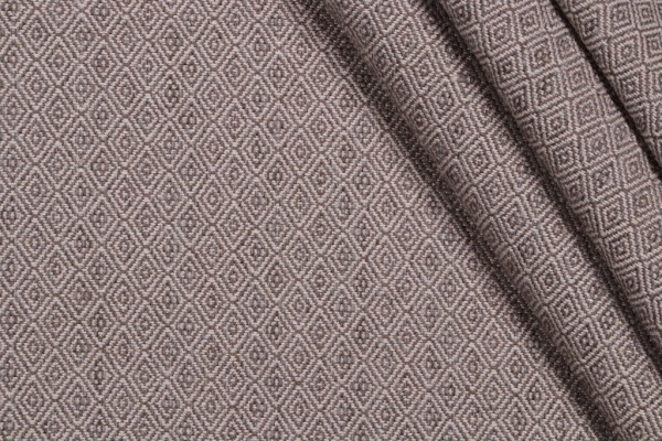 Diamond Woven Upholstery Fabric in Smoke