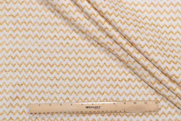 Kaufmann Casey Woven Upholstery Fabric in Yolk