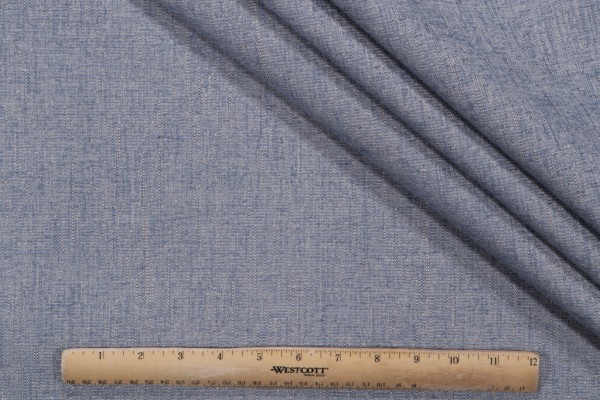 Tempo Dayton Woven Chenille Upholstery Fabric in Sky