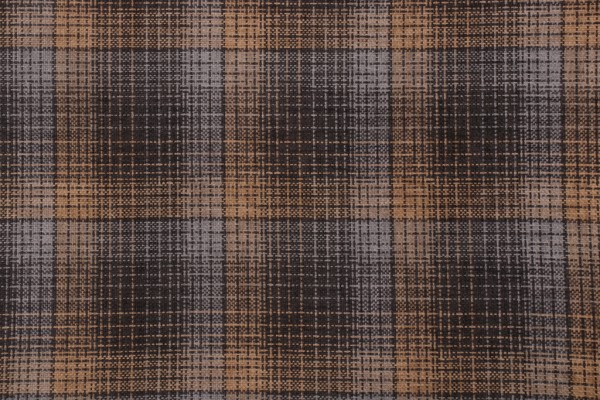 PK Lifestyles Chroma Plaid Woven Upholstery Fabric in Toffee