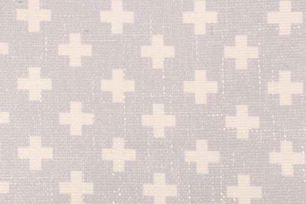 Novogratz Umbria Printed Chenille Upholstery Fabric in Pearl