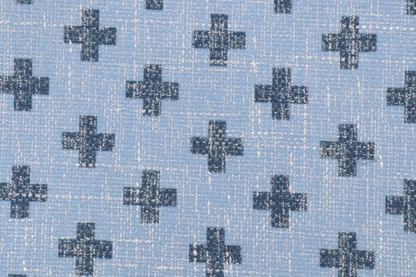 Novogratz Umbria Printed Chenille Upholstery Fabric in Horizon