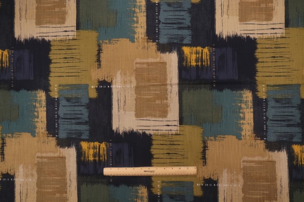 Covington Beyond Printed Cotton Drapery Fabric in 534-Ink