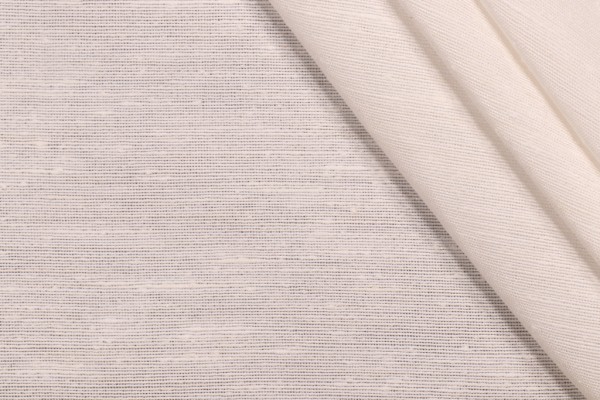 Covington Mulberry Woven Drapery Fabric in 101-Antique White
