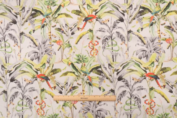 Terrasol - Menagerie Printed Acrylic Outdoor Fabric in Multi