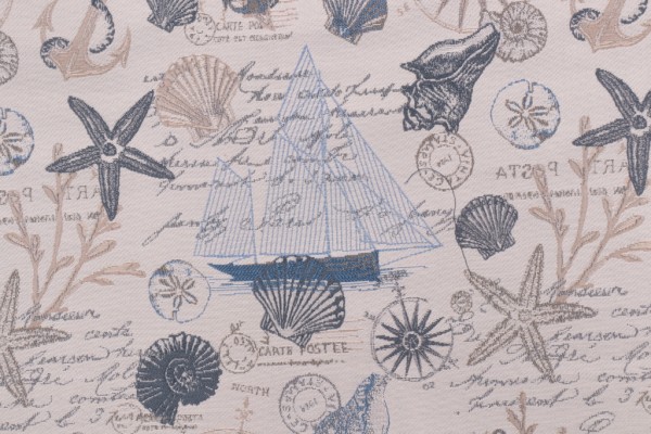 Golding Booth Bay Tapestry Upholstery Fabric in Sailor
