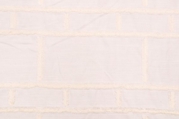 PK Lifestyles On The Fringe Embroidery Decorator Fabric in Cream