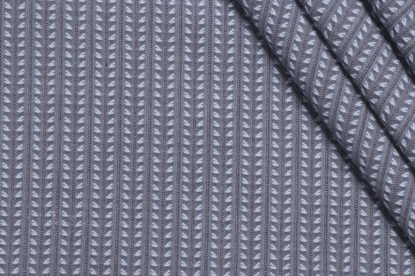 PK Lifestyles Linear Leaves Woven Decorator Fabric in Indigo