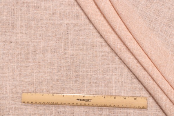 PK Lifestyles Margot Woven Semi-Sheer Drapery Fabric in Blush