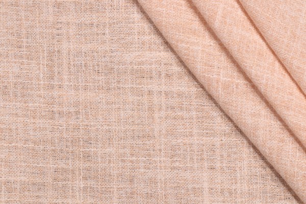 PK Lifestyles Margot Woven Semi-Sheer Drapery Fabric in Blush