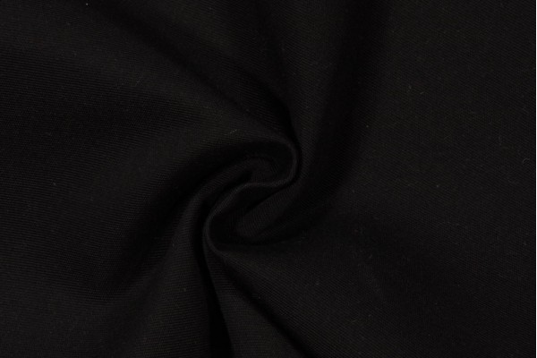 Sunbrella Canvas - Black FF5408- 0000 Woven Yarn Dyed Acrylic Outdoor Fabric