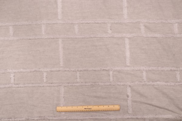 PK Lifestyles On The Fringe Embroidery Decorator Fabric in Driftwood