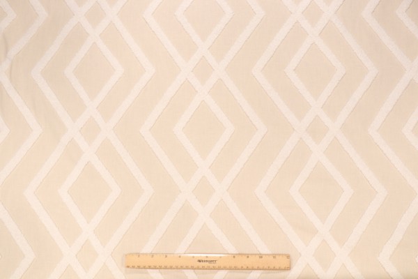 P Kaufmann Genteel Embroidered Drapery Fabric in Sunglow