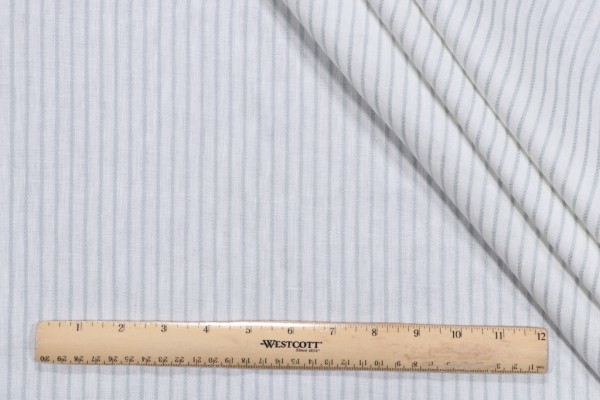 Lino Textiles Victoria Minnie Woven Linen Drapery Fabric in Celadon