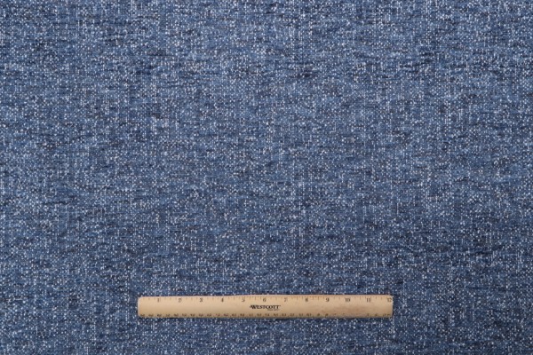 Golding Contessa Woven Chenille Upholstery Fabric in Indigo