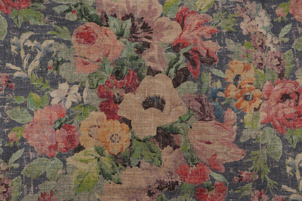 Click for PK Lifestyles Mountain Meadow Printed Cotton Blend Drapery Fabric in Lake  PK Lifestyles Mountain Meadow Printed Cotton Blend Drapery Fabric in Lake