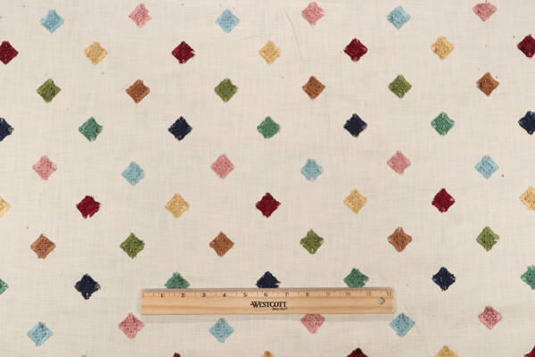 Click for PK Lifestyles Gemstone Embroidered Drapery Fabric in Jewel  PK Lifestyles Gemstone Embroidered Drapery Fabric in Jewel