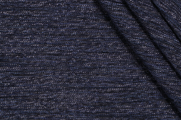 PK Lifestyles Dylan Woven Chenille Upholstery Fabric in Midnight 