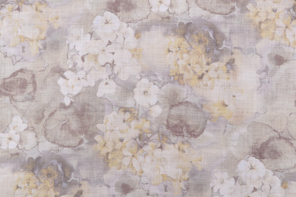 PK Lifestyles Verses Printed Cotton Drapery Fabric in Candlelight 