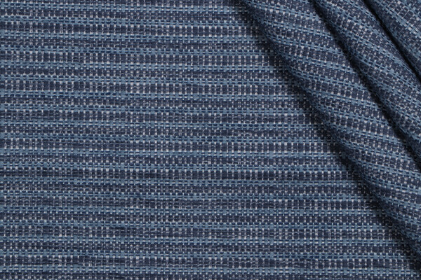 Valdese Weavers Seward Woven Outdoor Fabric in Bluestone