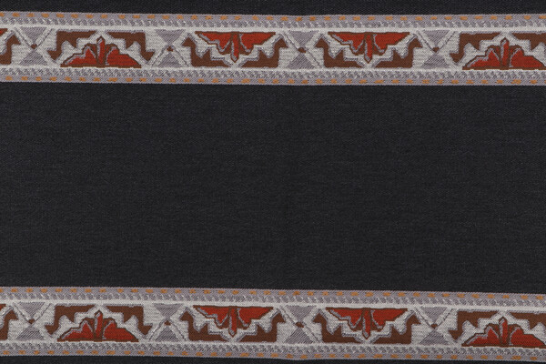 Davila Woven Upholstery Fabric in Charcoal