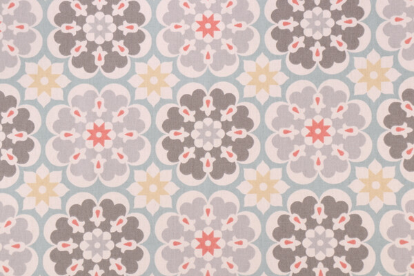 Waverly Merry Go Round Printed Cotton Drapery Fabric in Flint