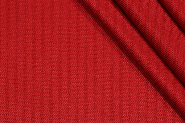 Solid Woven Outdoor Fabric in Chili