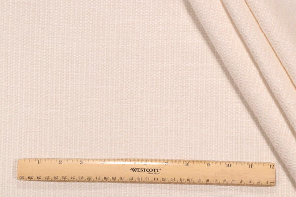 PK Lifestyles Etcetera Woven Chenille Upholstery Fabric in Ivory