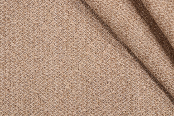 Natural Woven Diamond Outdoor Poof Fabric