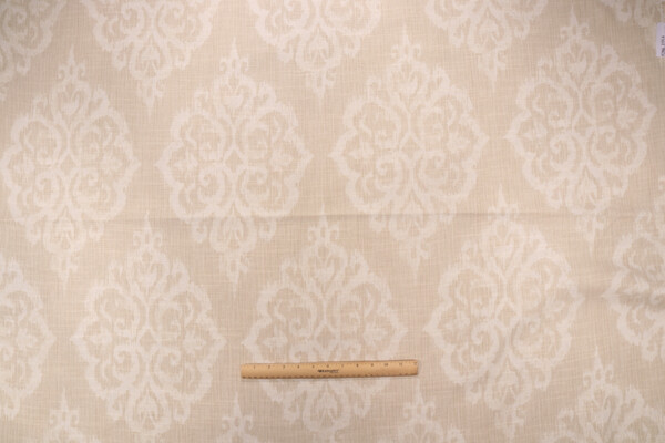 Covington Tangier Printed Drapery Fabric in Wheat