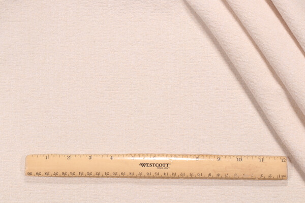 Crypton Woven High Performance Chenille Upholstery Fabric in Snow