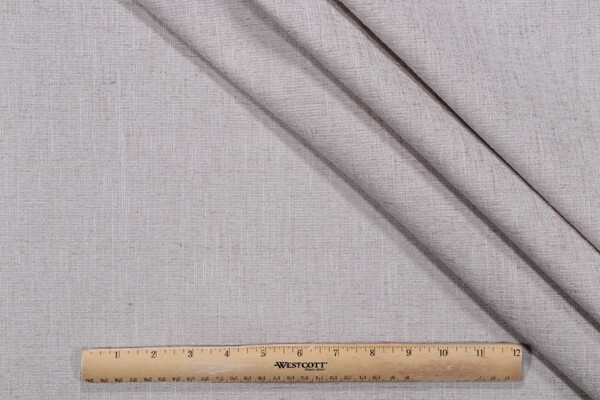 Tempo Dayton Woven Chenille Upholstery Fabric in Linen