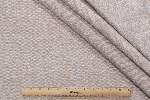 Mill Creek Weybridge Woven Backed Chenille Upholstery Fabric in Linen