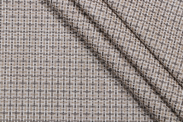 Phifertex Jazzy Cane Wicker Woven Vinyl Mesh Sling Chair Outdoor Fabric in Glow