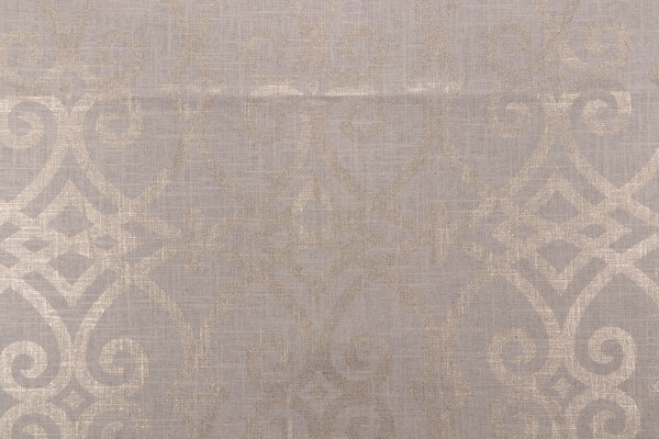 Click for 2.13 Yards Jaclyn Smith Home New Gatework Metallic Printed Drapery Fabric in Gold for Trend Jaclyn Smith Home New Gatework Metallic Printed Drapery Fabric in Gold for Trend