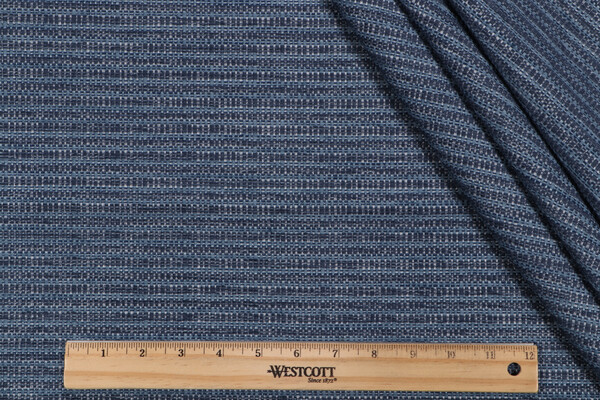 Valdese Weavers Seward Woven Outdoor Fabric in Bluestone