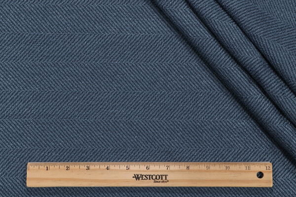 Valdese Weavers Jumper Woven Crypton Home Finish Upholstery Fabric in Ink
