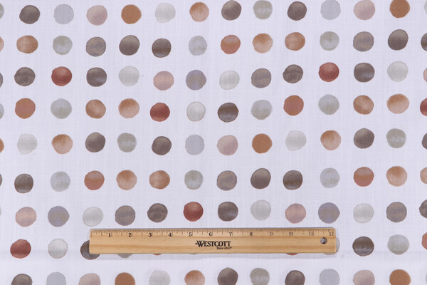Mill Creek Polly Printed Drapery Fabric in Spice