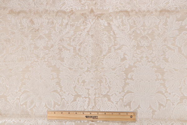 Florentine Velvet Upholstery Fabric in Neutral