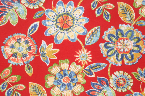 Click for 1.5 Yards Richloom Daelyn Printed Polyester Outdoor Fabric in Cherry Richloom Daelyn Printed Polyester Outdoor Fabric in Cherry