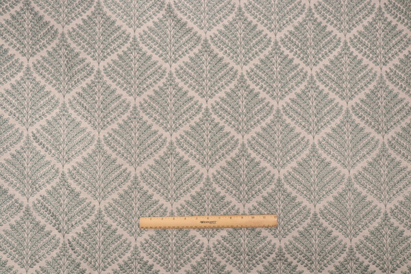Kaufmann Orchard Embroidered Drapery Fabric in Aloe