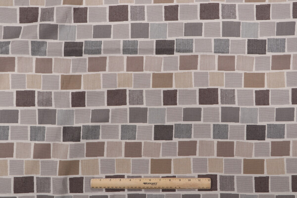 Sunbrella Blox Woven Solution Dyed Acrylic Outdoor Fabric in Slate