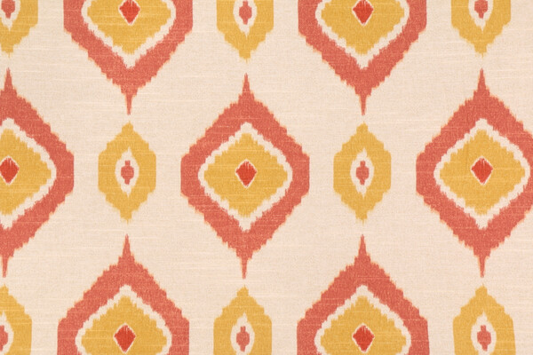 Mill Creek Ashuna Printed Cotton Drapery Fabric in Dusty Rose