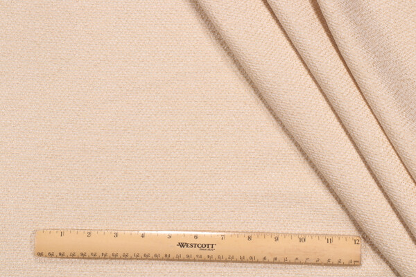 P Kaufmann Frill Woven Upholstery Fabric in Champagne