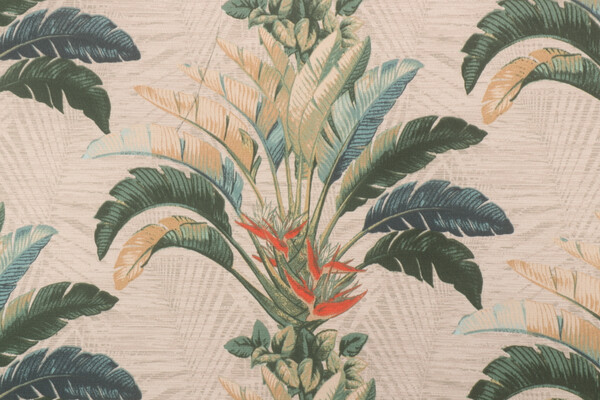 Tommy Bahama Banana Leaves Printed Polyester Outdoor Fabric in Wicker