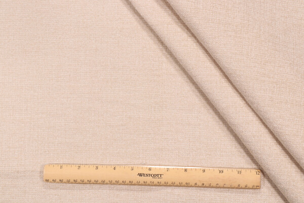 Performatex ChenTex Woven Chenille Upholstery Fabric in White Linen